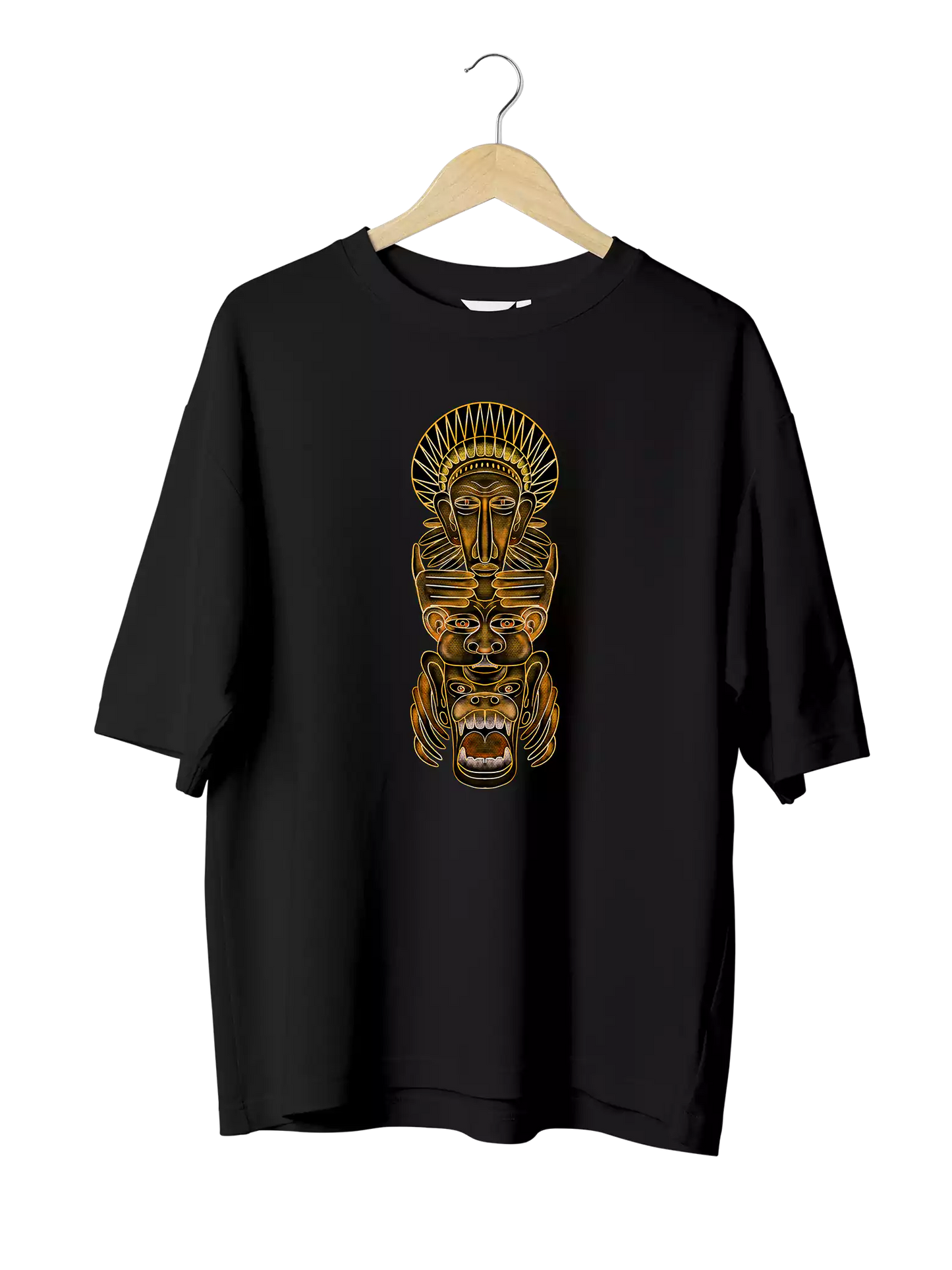 Buy Monkey Tribe Oversized  Drop-Shoulder T-Shirt