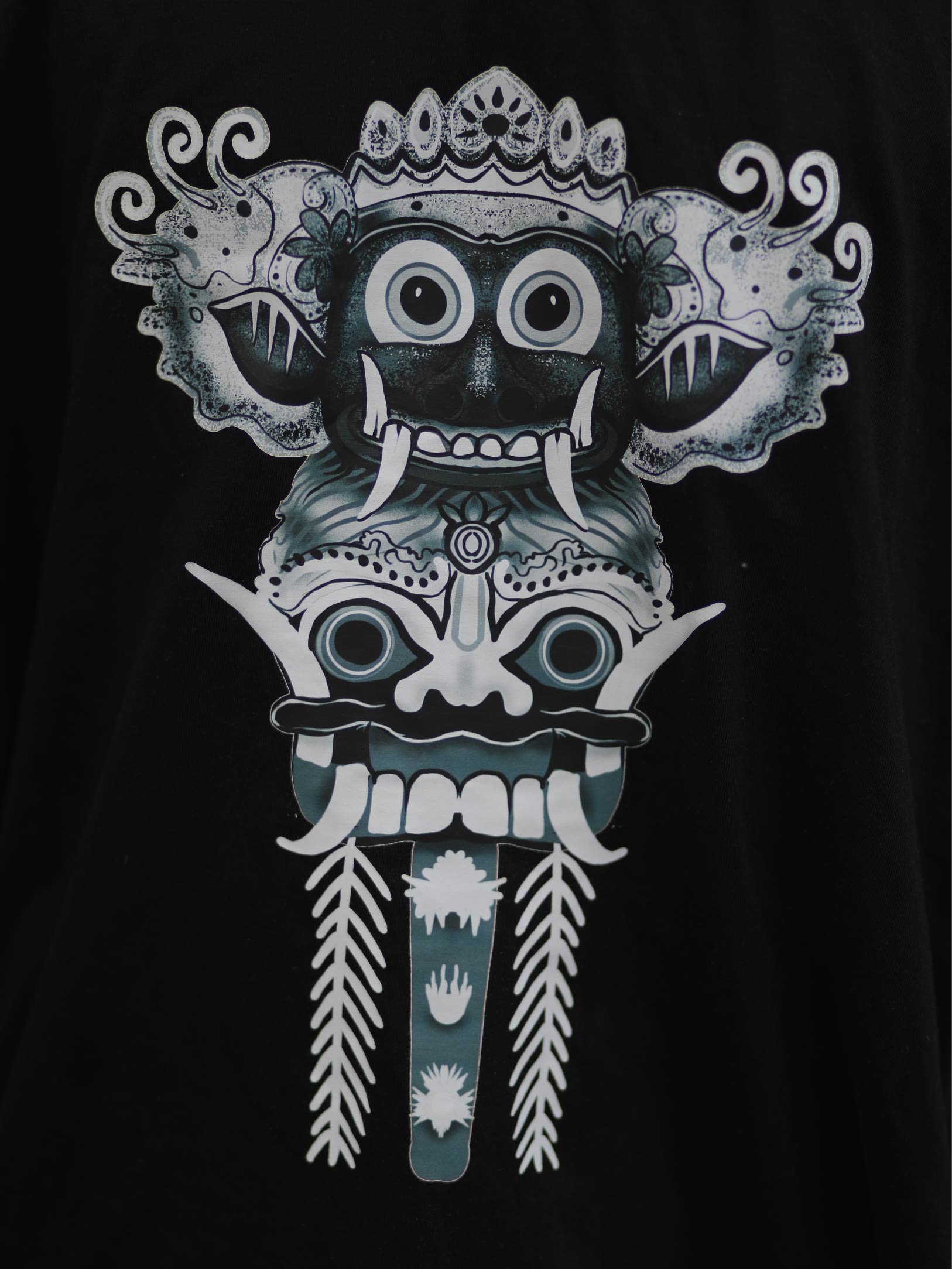 Buy Indonesian Mask Oversized  Drop-Shoulder T-Shirt