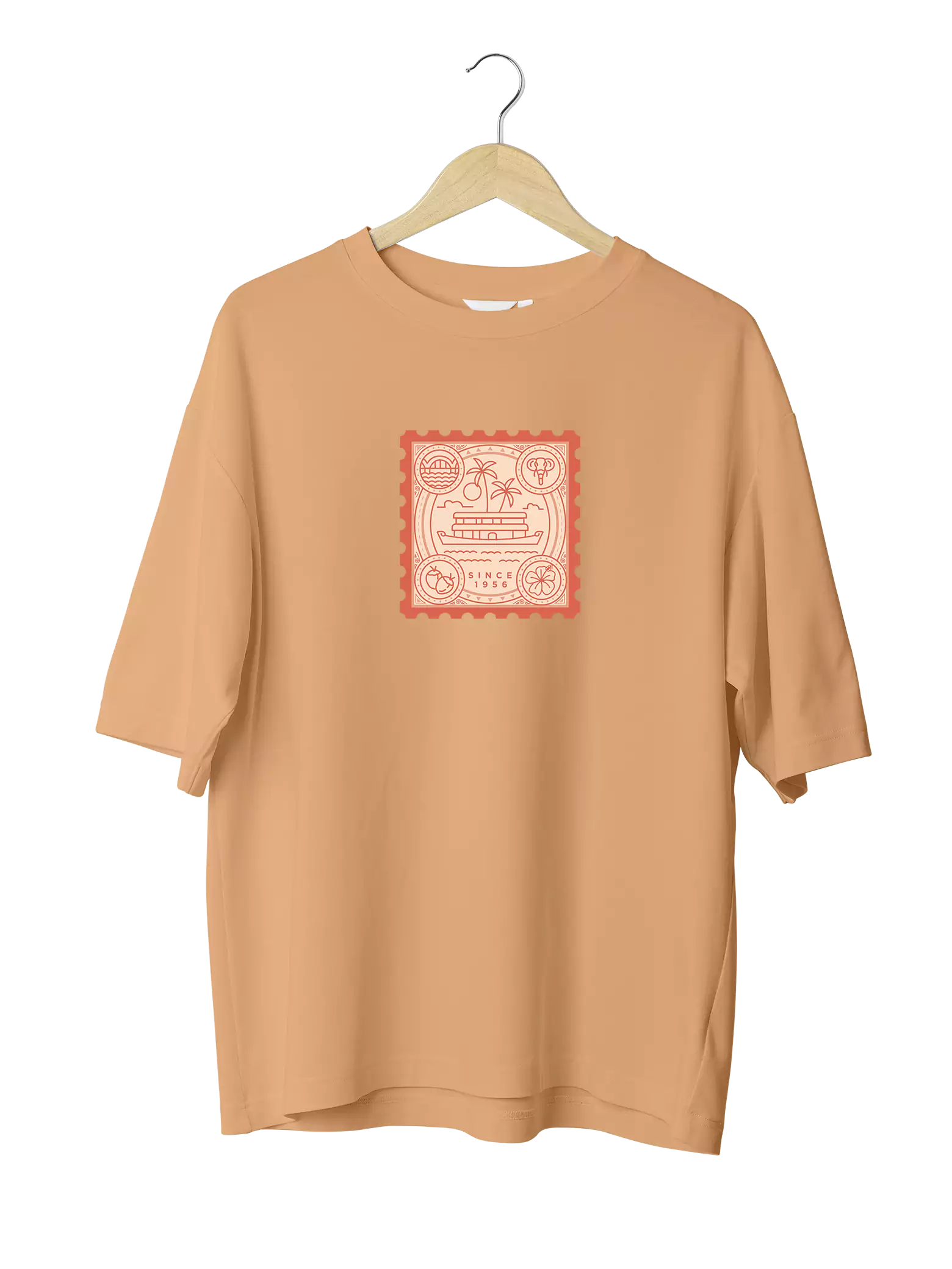 Buy Mallu Stamp Oversized  Drop-Shoulder T-Shirt